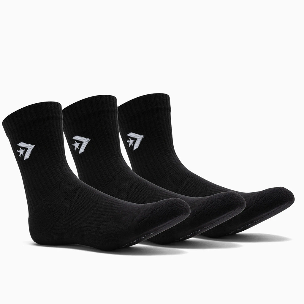 Converse 3 Pack Cushioned Crew Socks