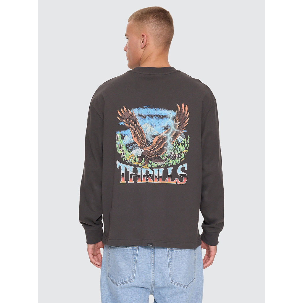 Seen & Heard Oversize Box Crop Long Sleeve Tee