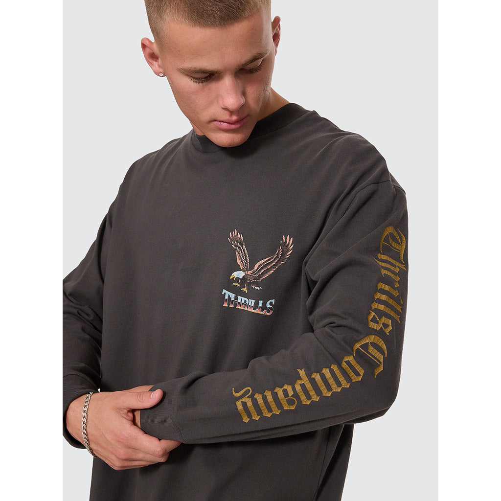 Seen & Heard Oversize Box Crop Long Sleeve Tee