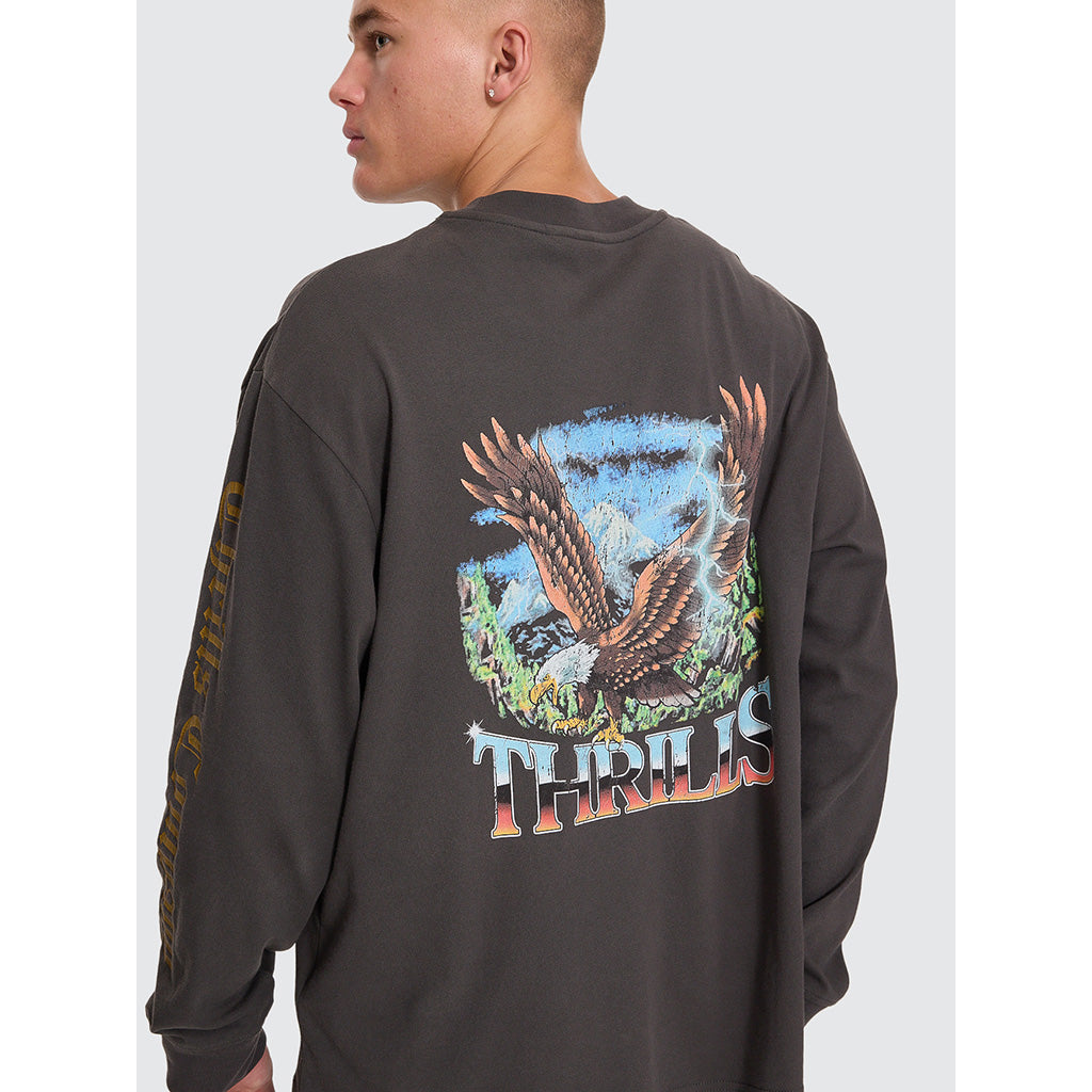Seen & Heard Oversize Box Crop Long Sleeve Tee