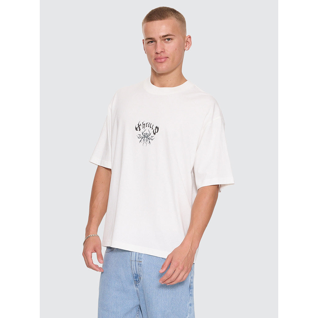 Stagger Oversize Box Crop T-Shirt