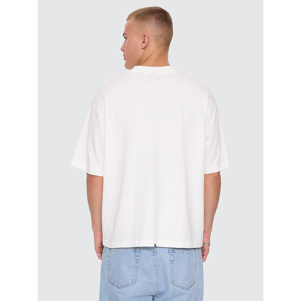 Stagger Oversize Box Crop T-Shirt