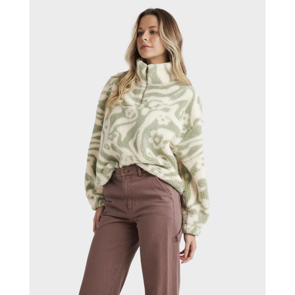 Golden Groove Half Zip Crew