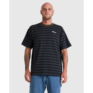 Absense Stripe Short Sleeve Tee