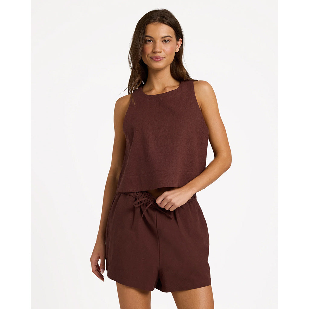 Place To Be Linen Shorts