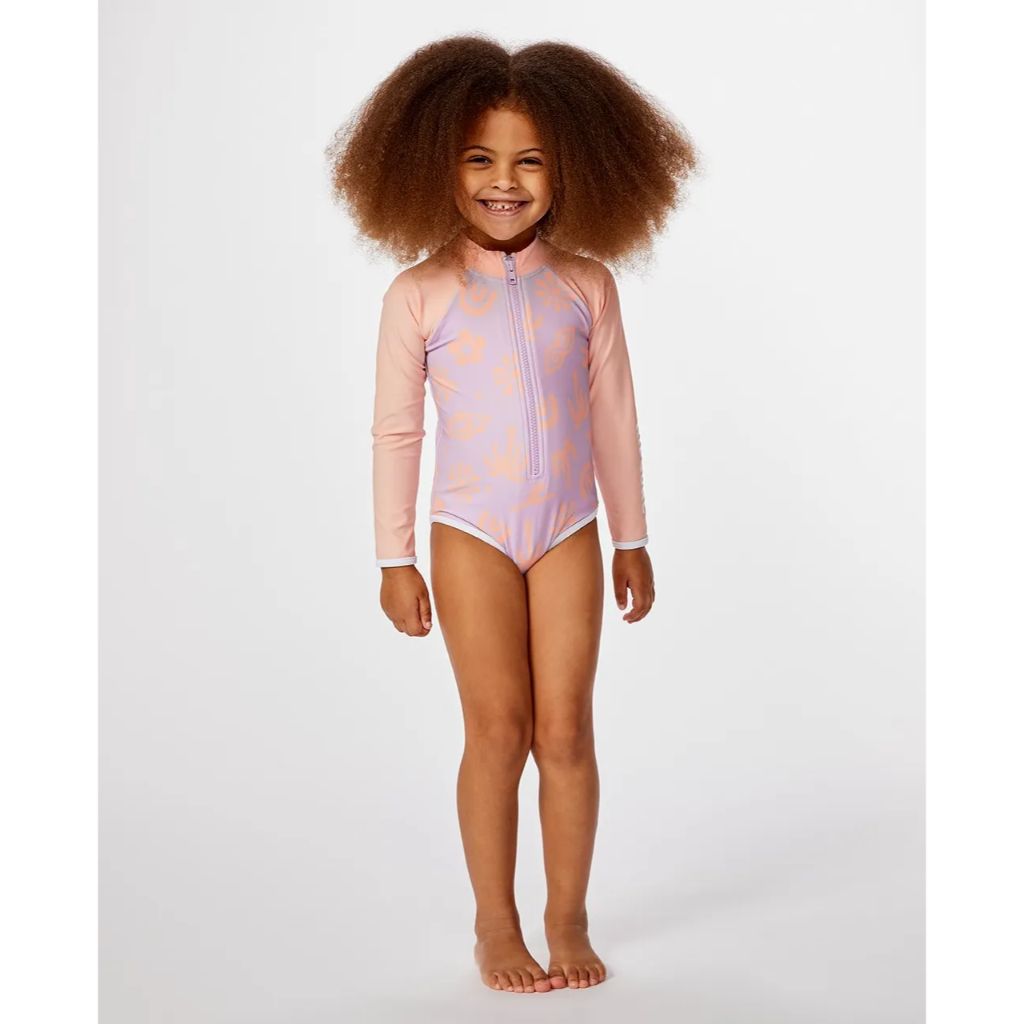 Girls Low Tide Long Sleeve Surf Suit