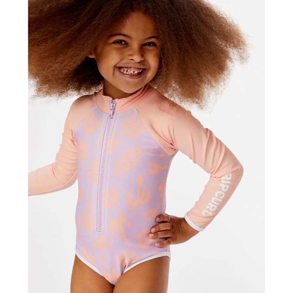 Girls Low Tide Long Sleeve Surf Suit
