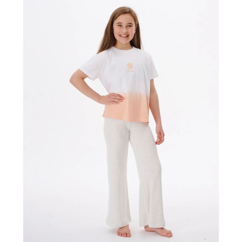 Girls Surf Check Dye Tee