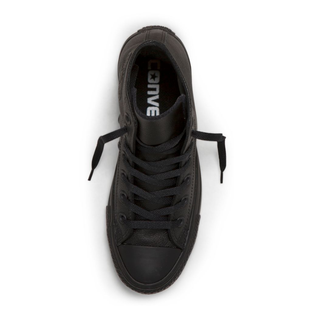Chuck Taylor All Star Leather High Top Black Mono