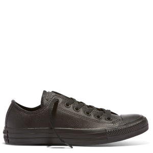 Chuck Taylor All Star Leather Low Top Black Mono