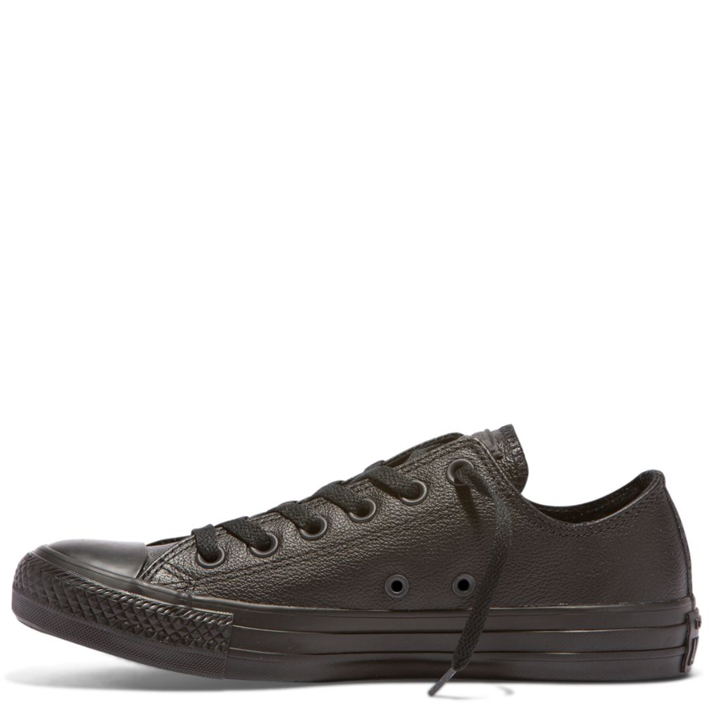 Chuck Taylor All Star Leather Low Top Black Mono