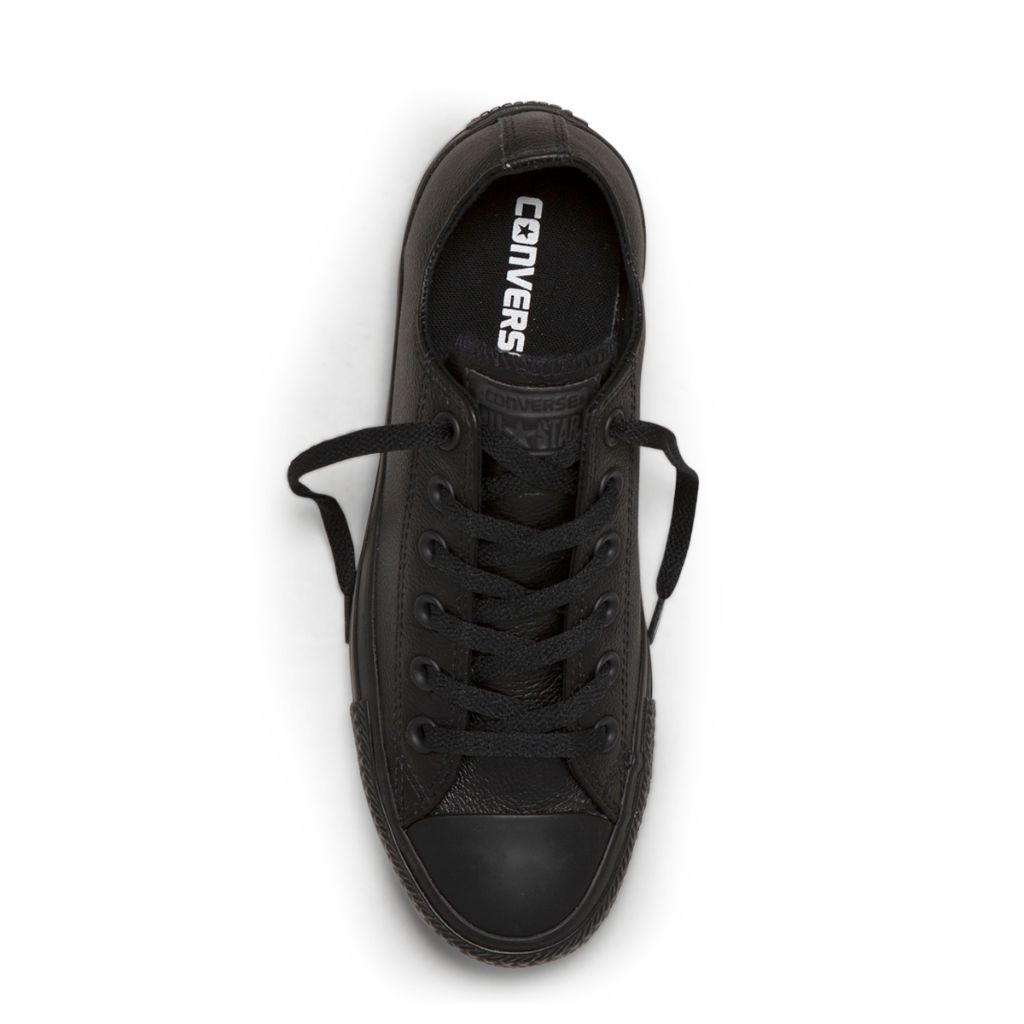 Chuck Taylor All Star Leather Low Top Black Mono