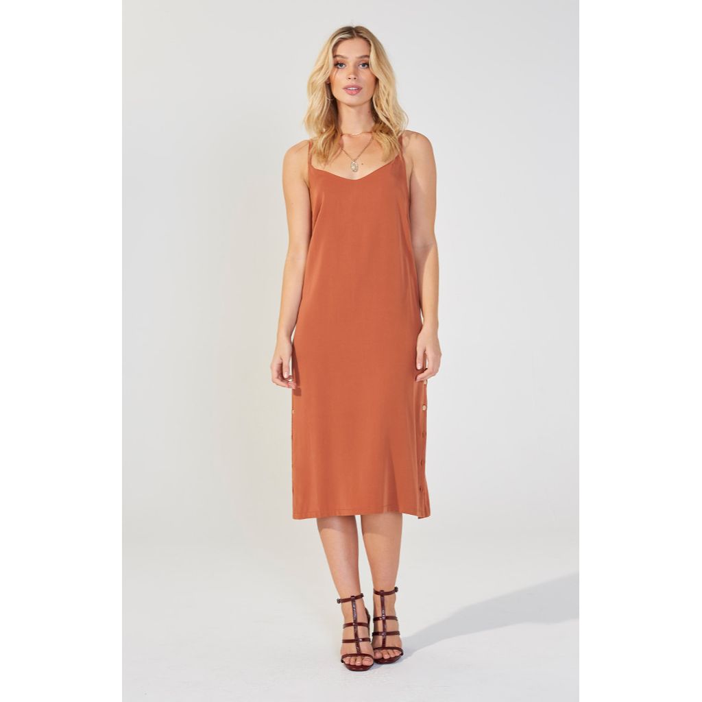 Allora Tie Back Slip Dress