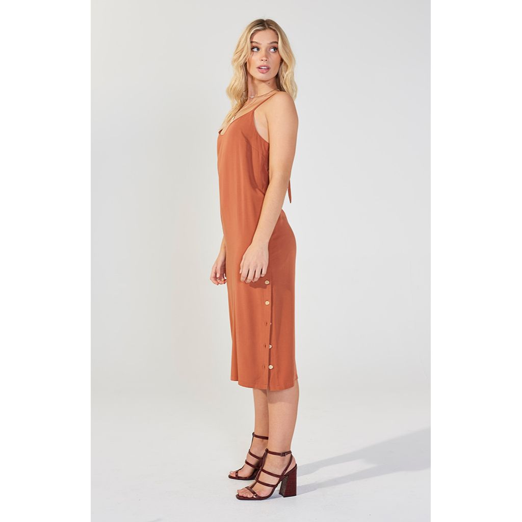Allora Tie Back Slip Dress