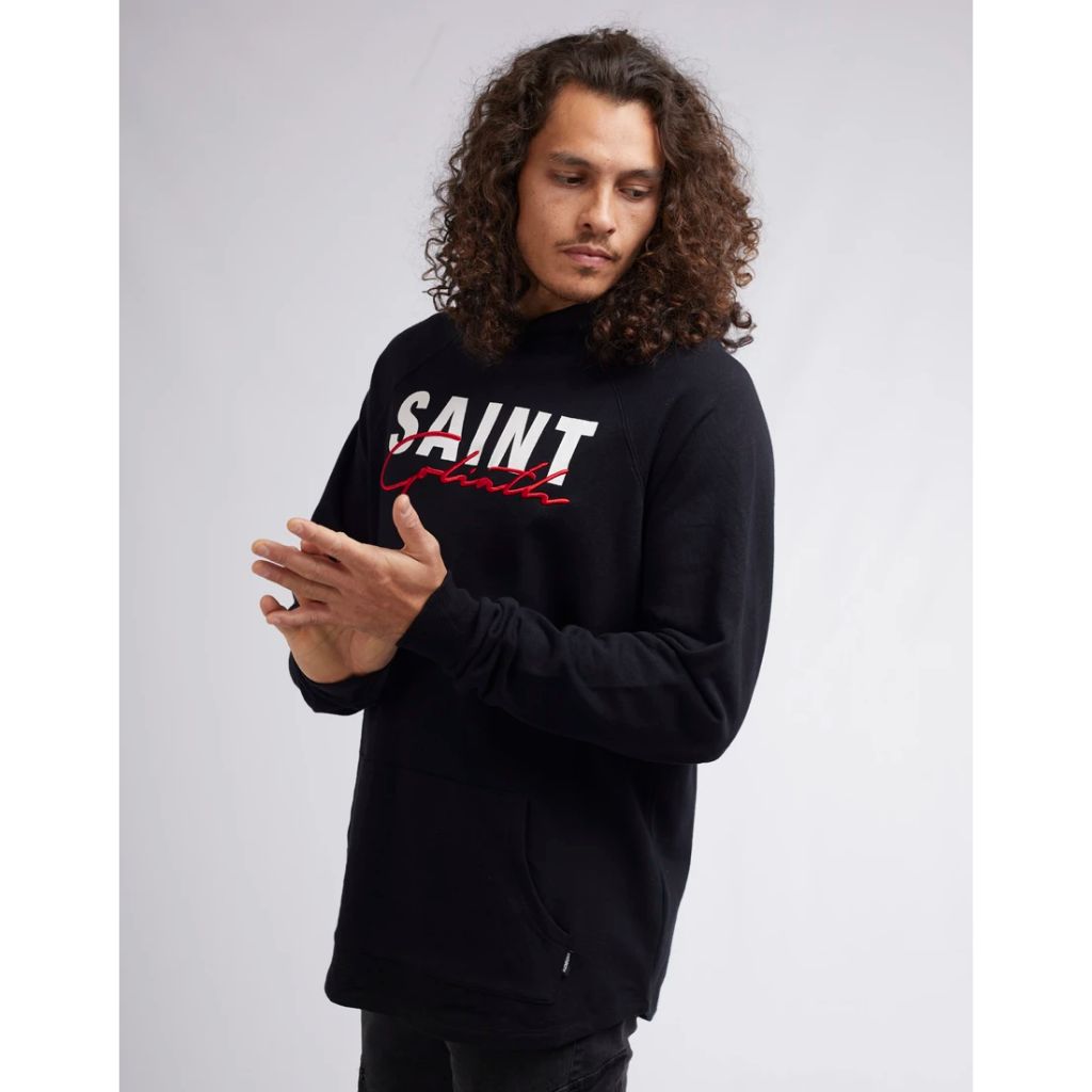 Top Script Raglan Hoody