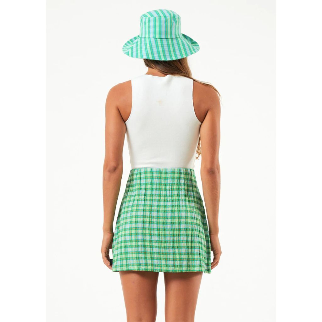 Tully Hemp Seersucker Check Skirt