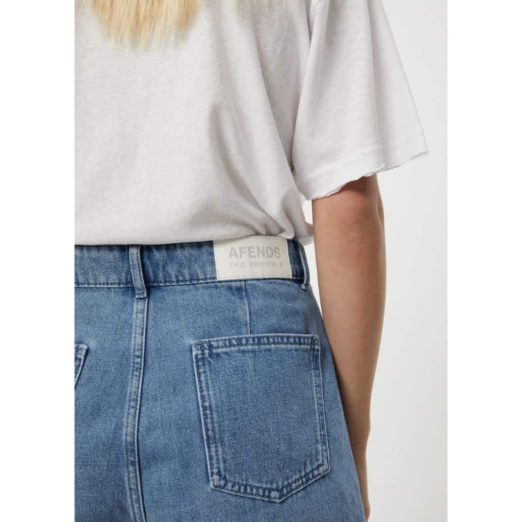 Seventy Threes Hemp Denim High Waisted Shorts