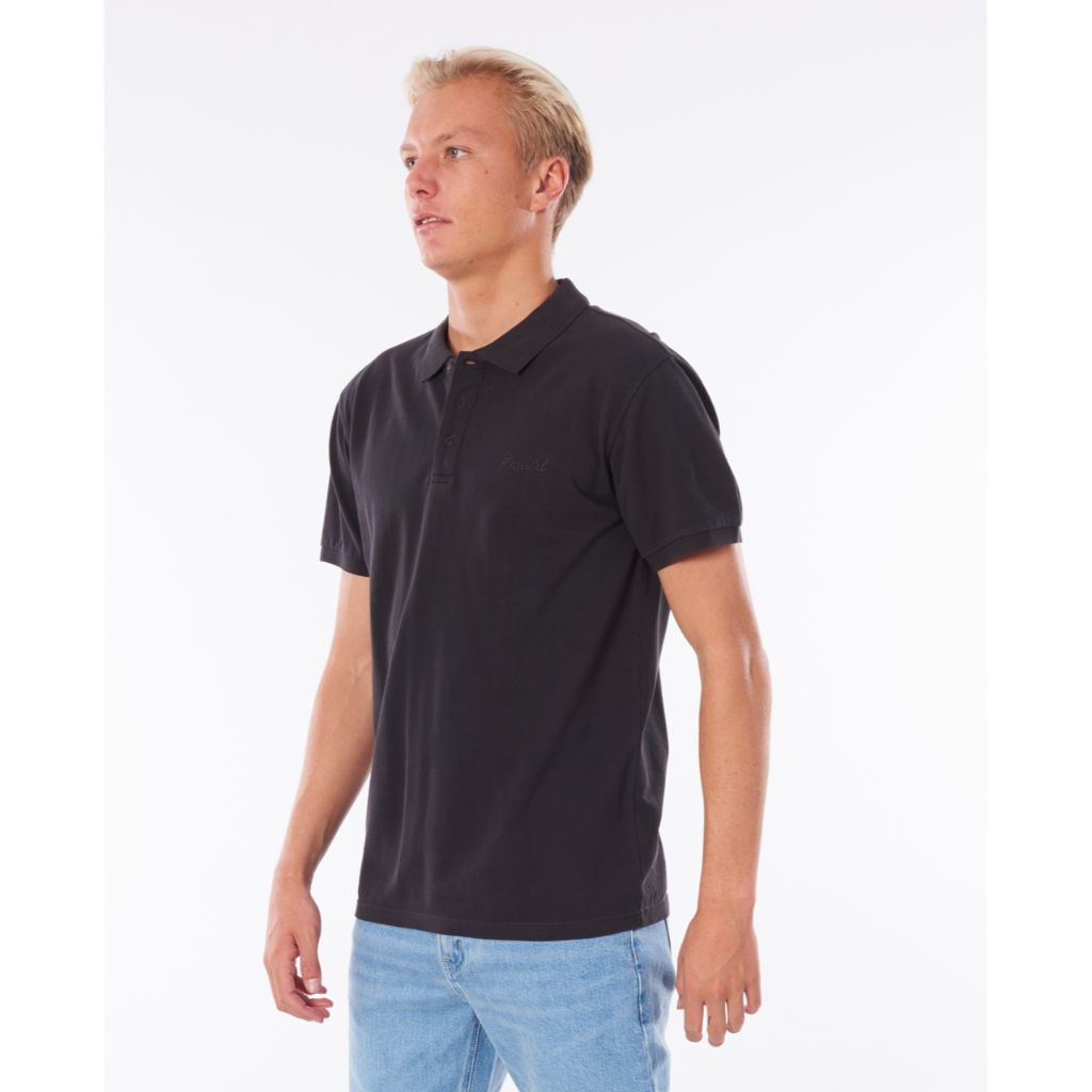 Penshoppe Semi Fit Tshirt With Striped Pocket For Men (Dark Gray)