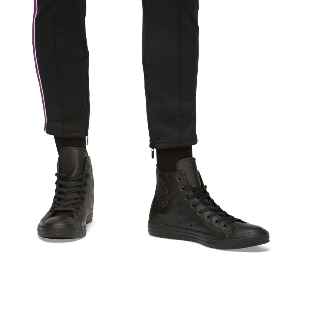 Chuck Taylor All Star Leather High Top Black Mono