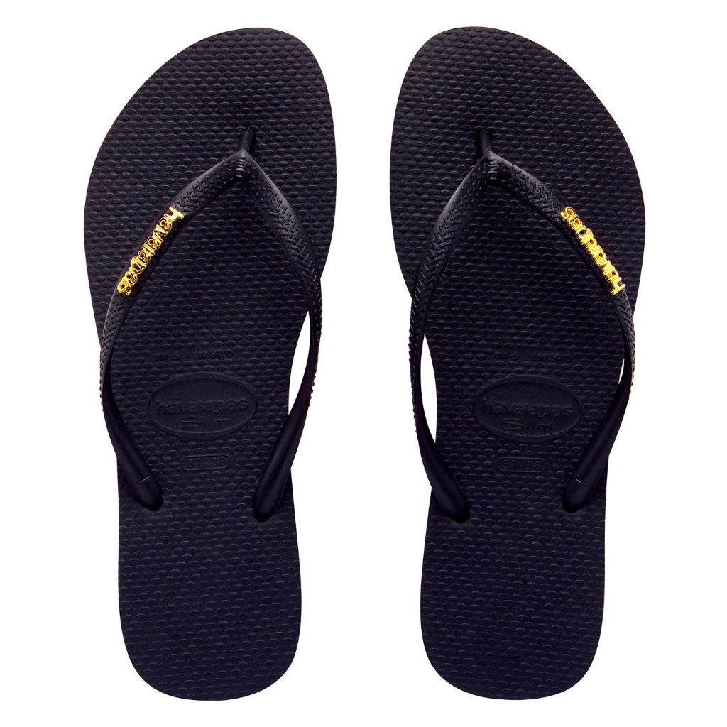 Slim Metal Logo Black/Gold