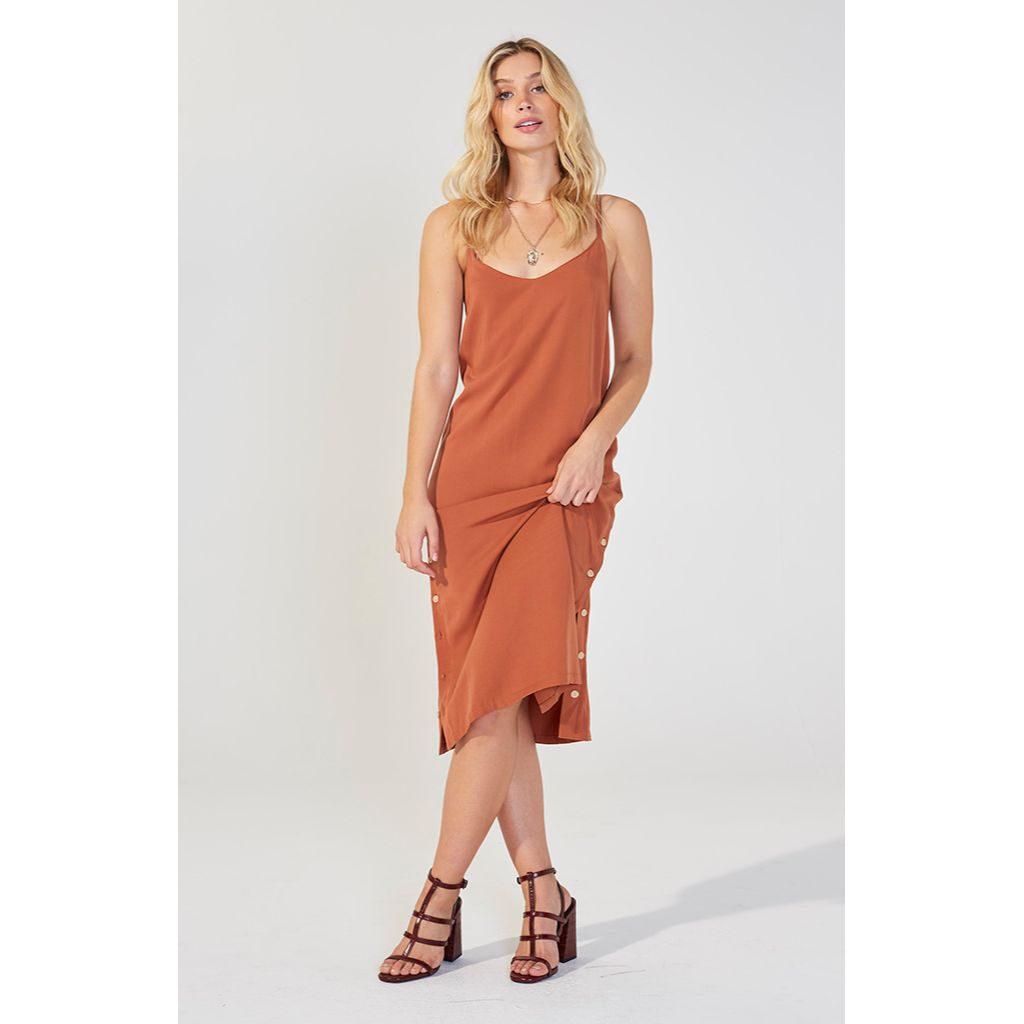 Allora Tie Back Slip Dress