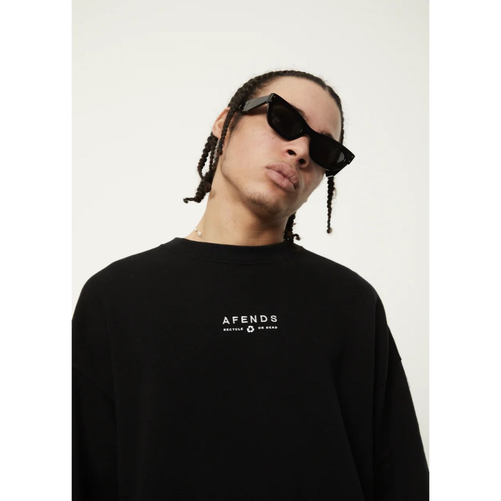 Calico Recycled Crewneck