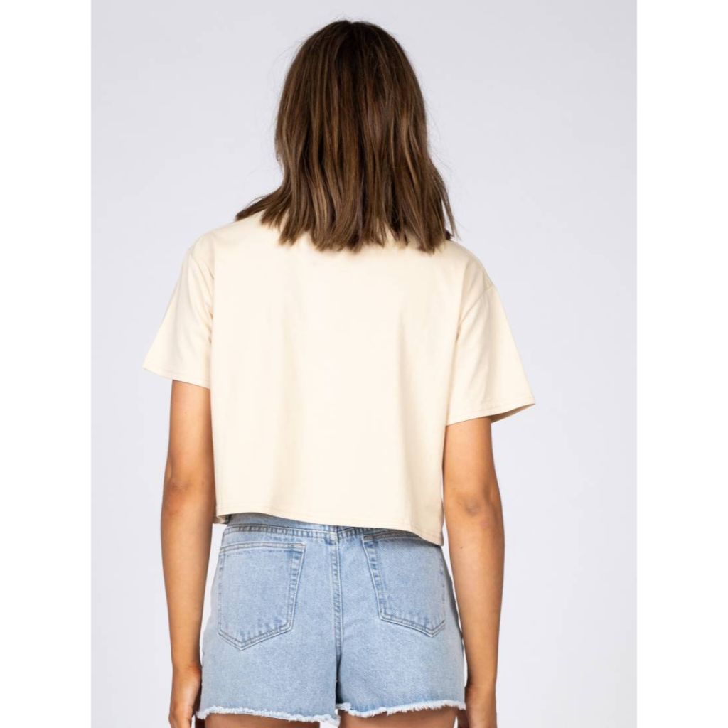 Rusty Essentials Easy Fit Crop Tee