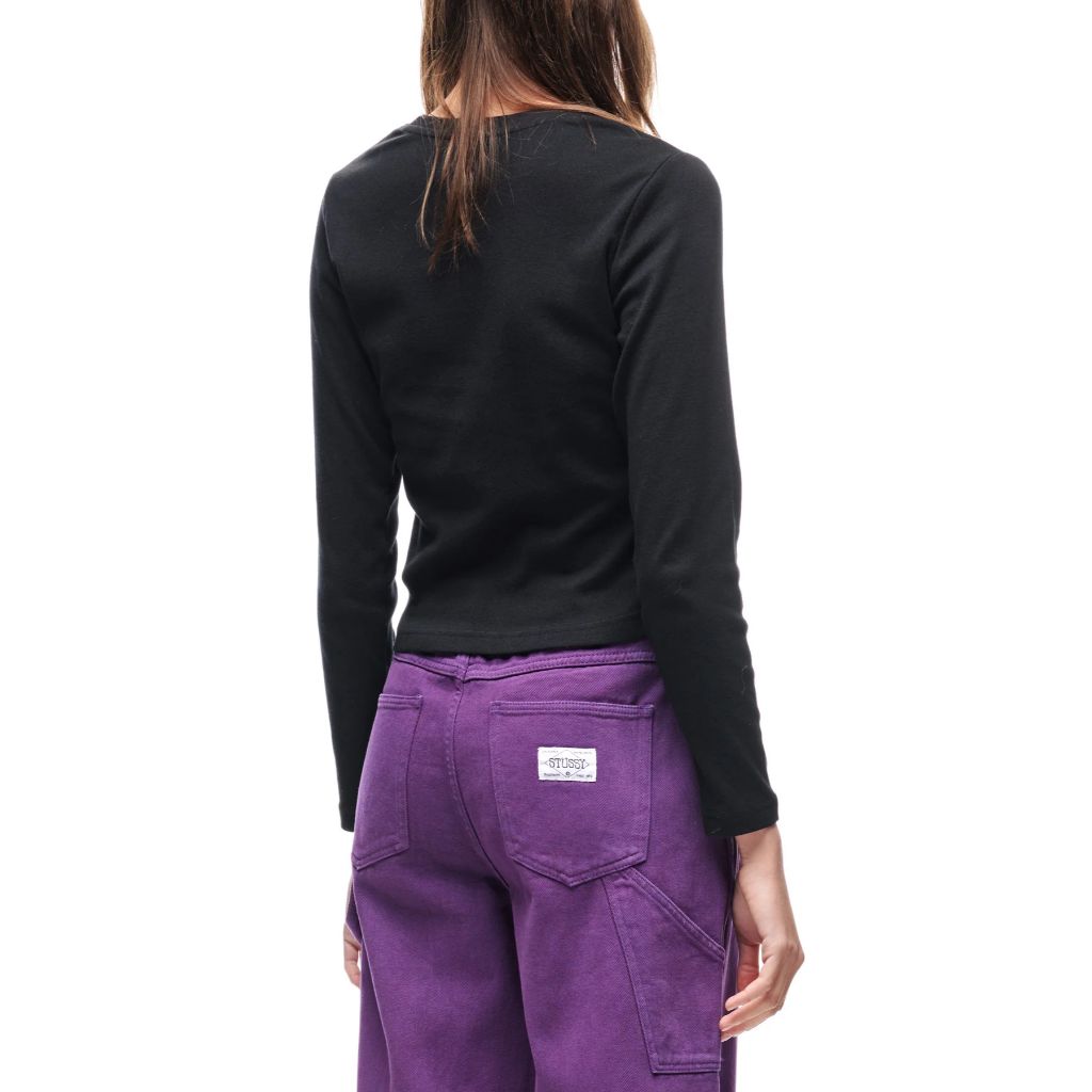 Graffiti Rib Long Sleeve Tee