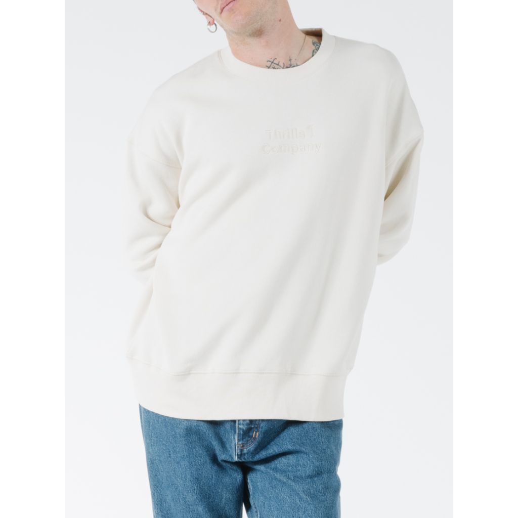 Tonal Stacked Thrills Company Slouch Fit Crew