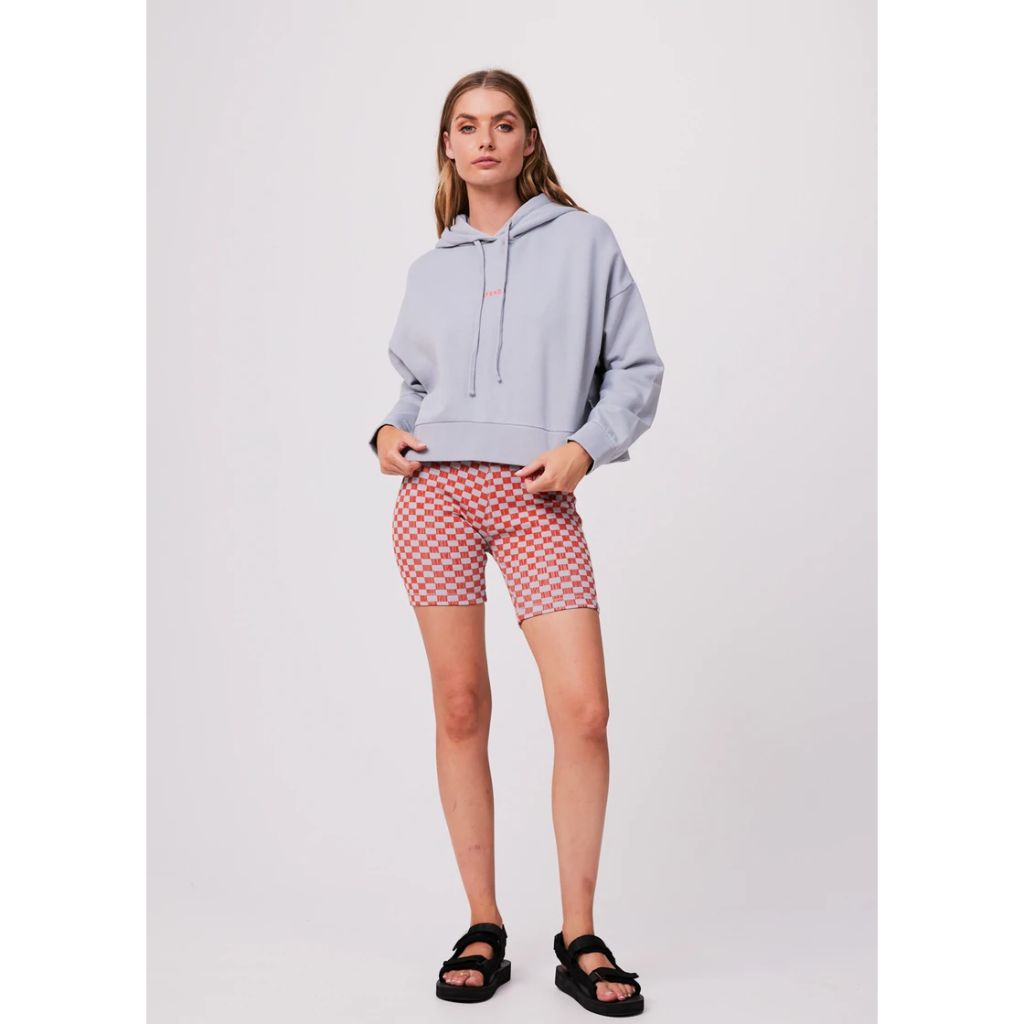 Carvings Recycled Crop Hoodie