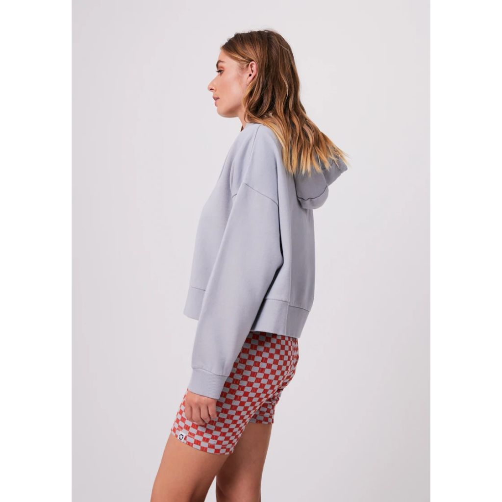 Carvings Recycled Crop Hoodie