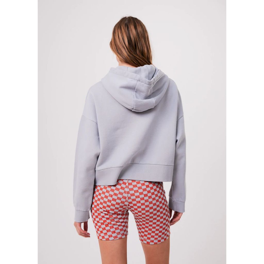 Carvings Recycled Crop Hoodie