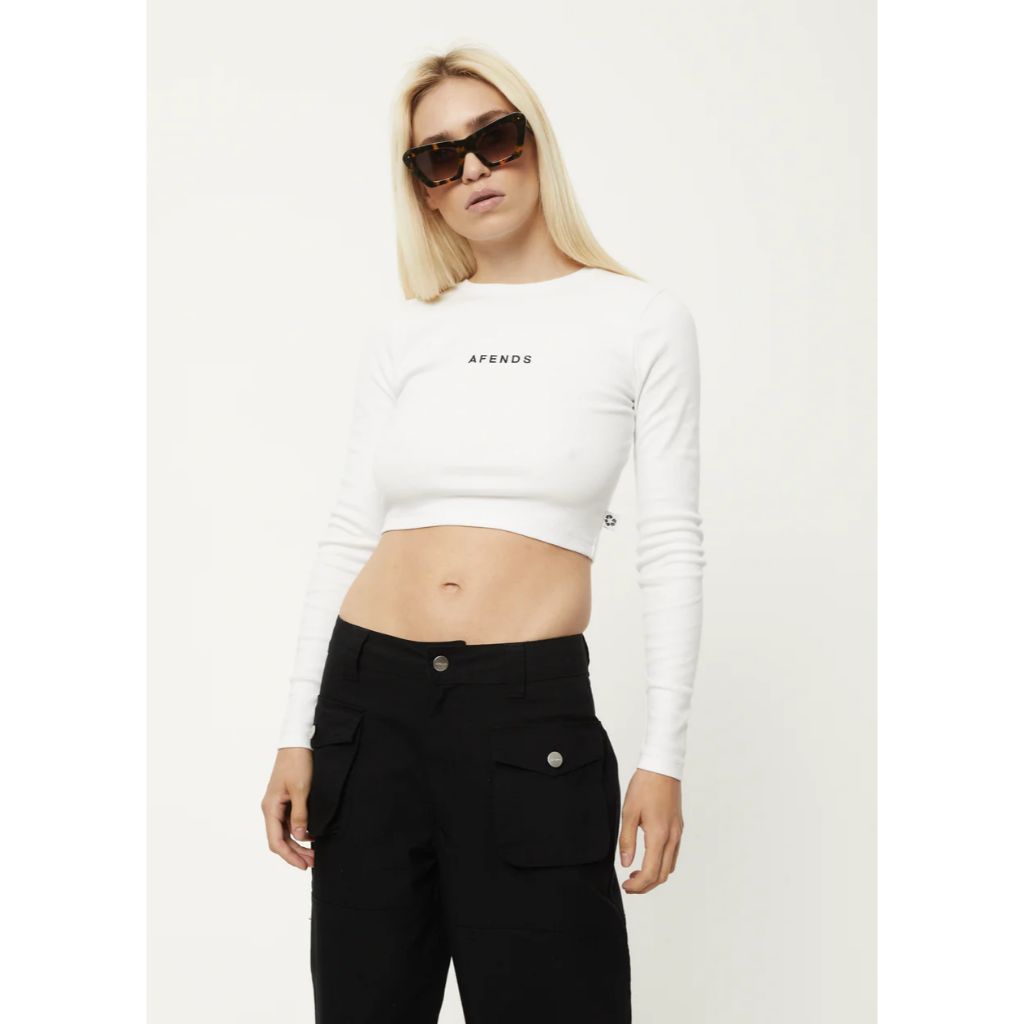 Boundless Recycled Ribbed Cropped Long Sleeve