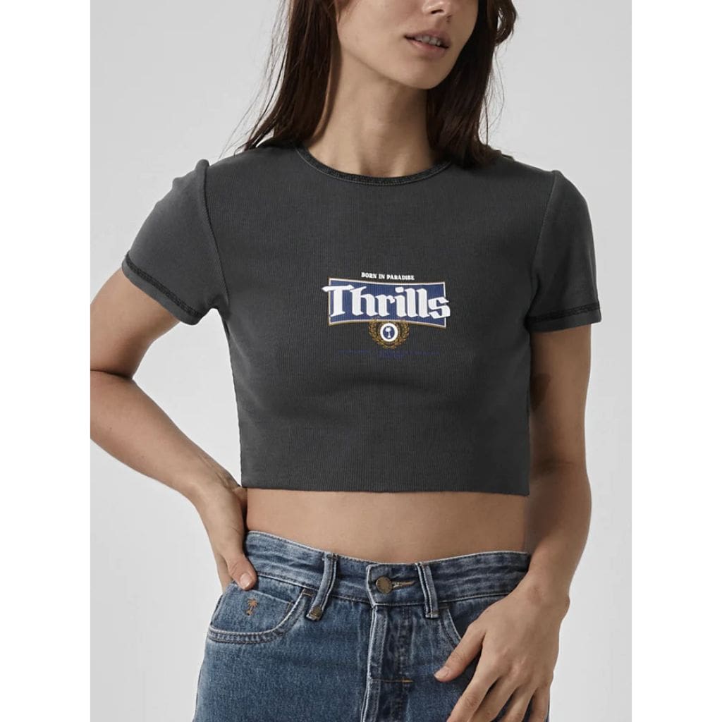King Of Thrills Baby Crop Tee