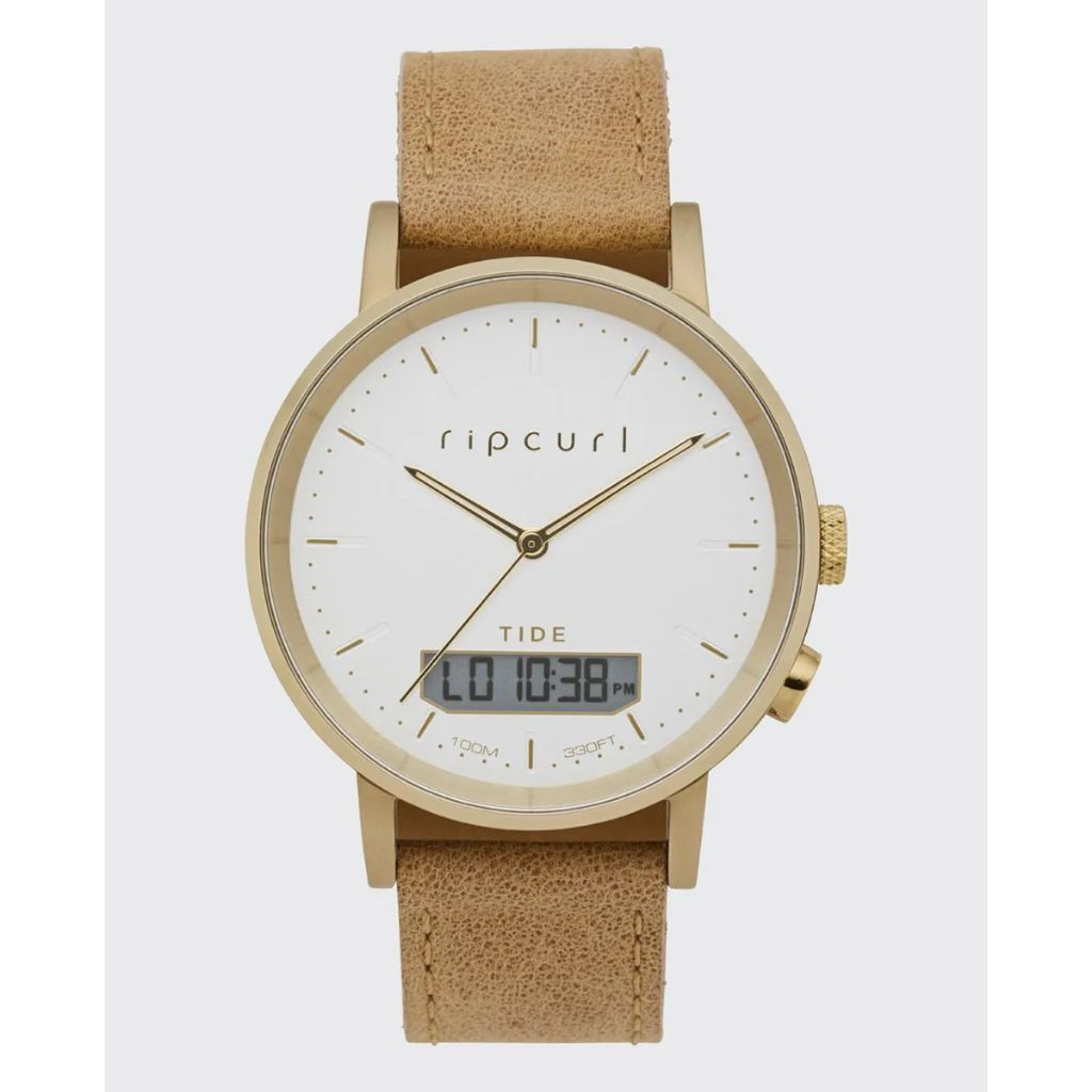 Circa Tide Digital Leather Watch