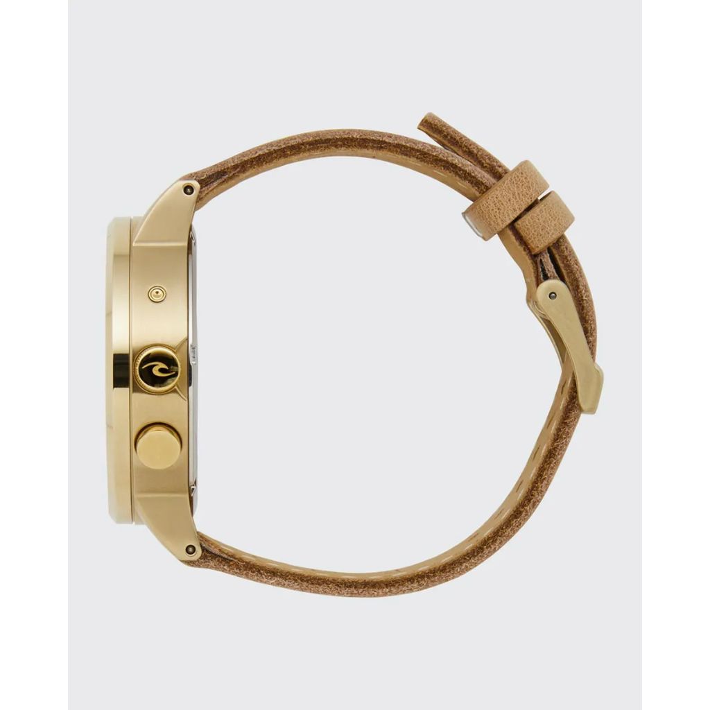 Circa Tide Digital Leather Watch