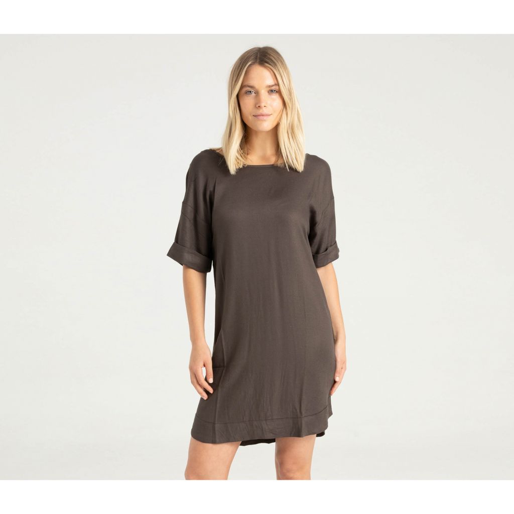 Boxy Tie Back Dress