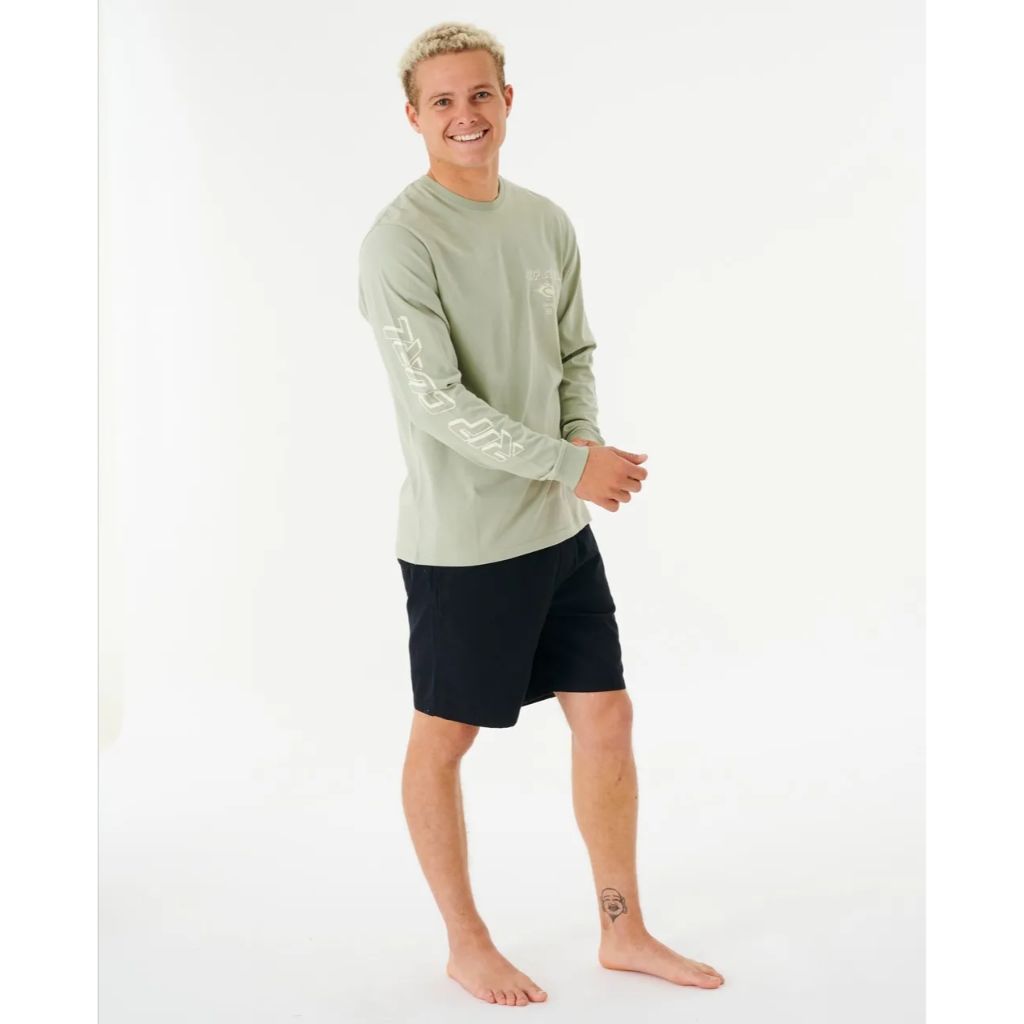 Fade Out Icon Long Sleeve Tee