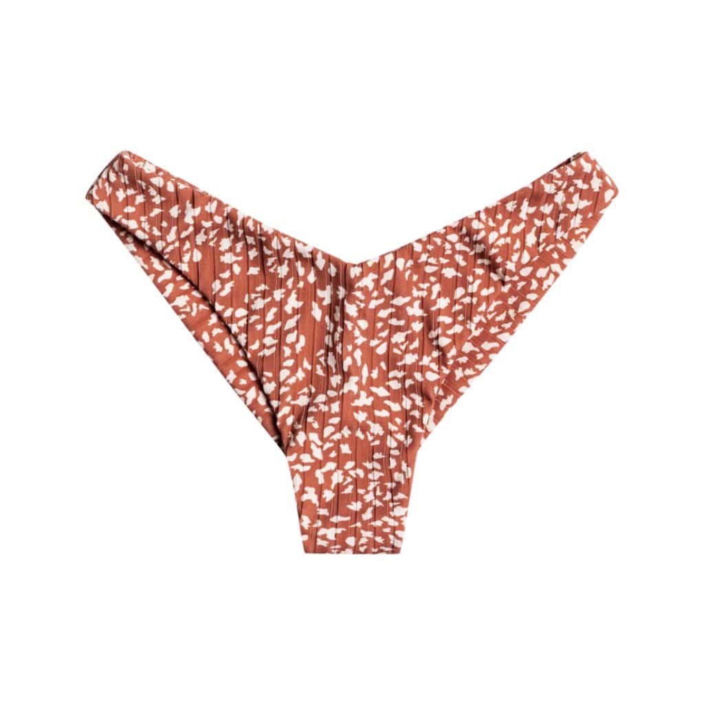 Love The Sunseeker Printed Rib Bikini Bottoms