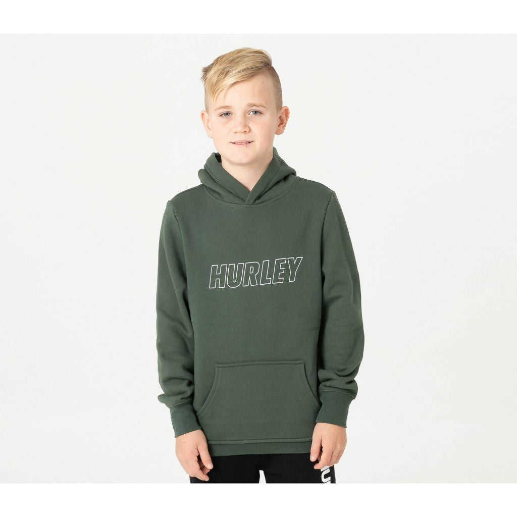 Boys Fastlane Outline Pullover Hood