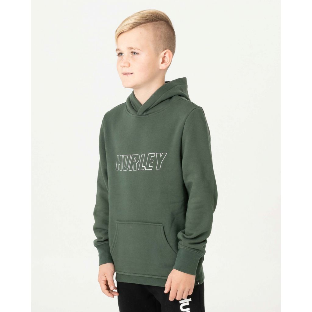 Boys Fastlane Outline Pullover Hood