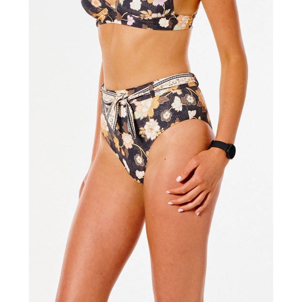 Surf Gypsy High Waist Cheeky Bikini Bottom