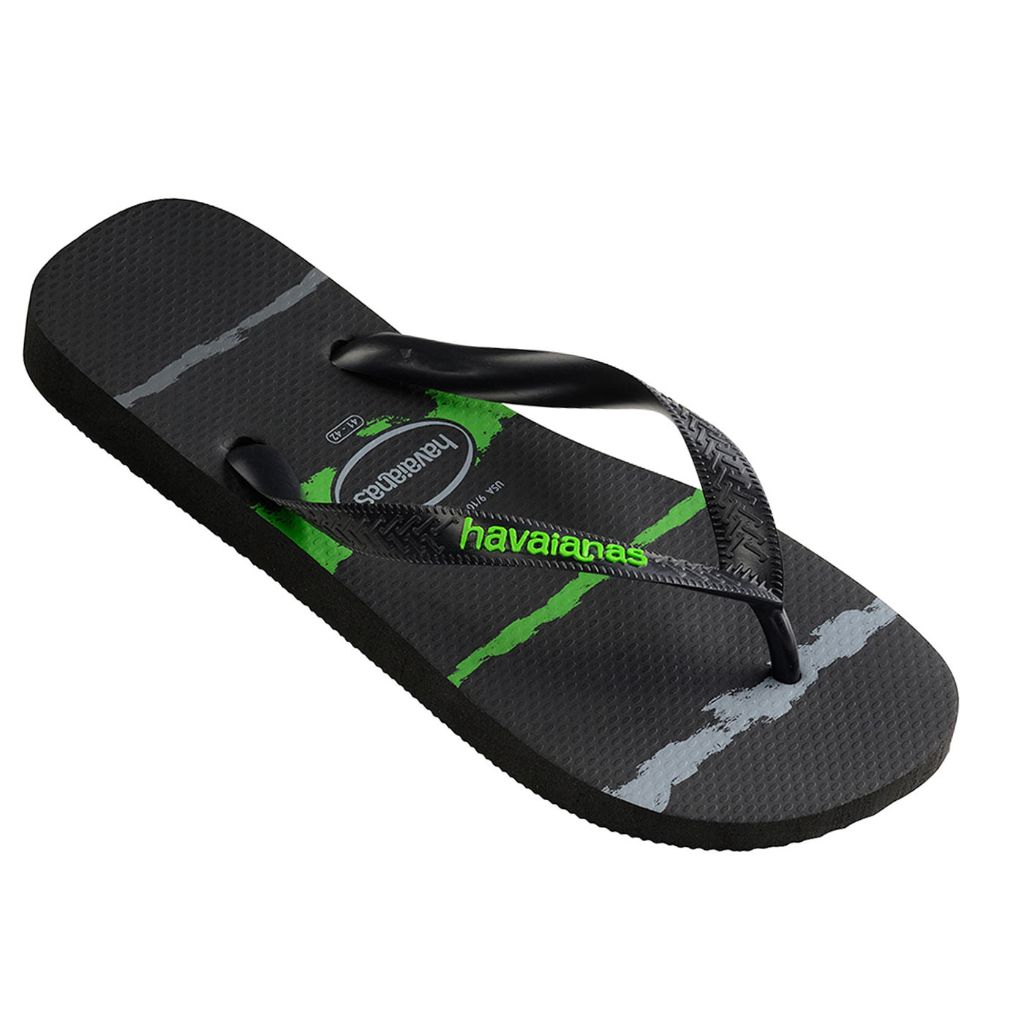 Kids Tropical Glitch Black/Neon Green