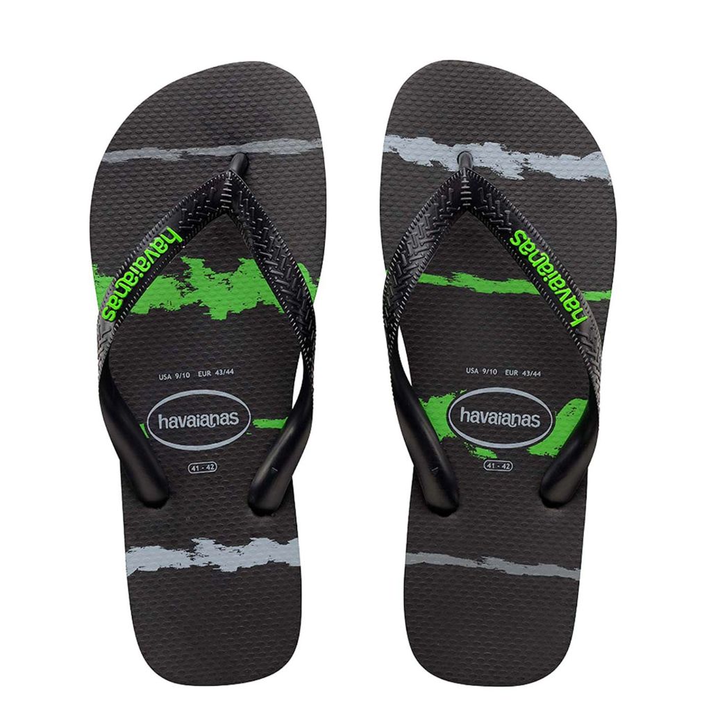 Kids Tropical Glitch Black/Neon Green