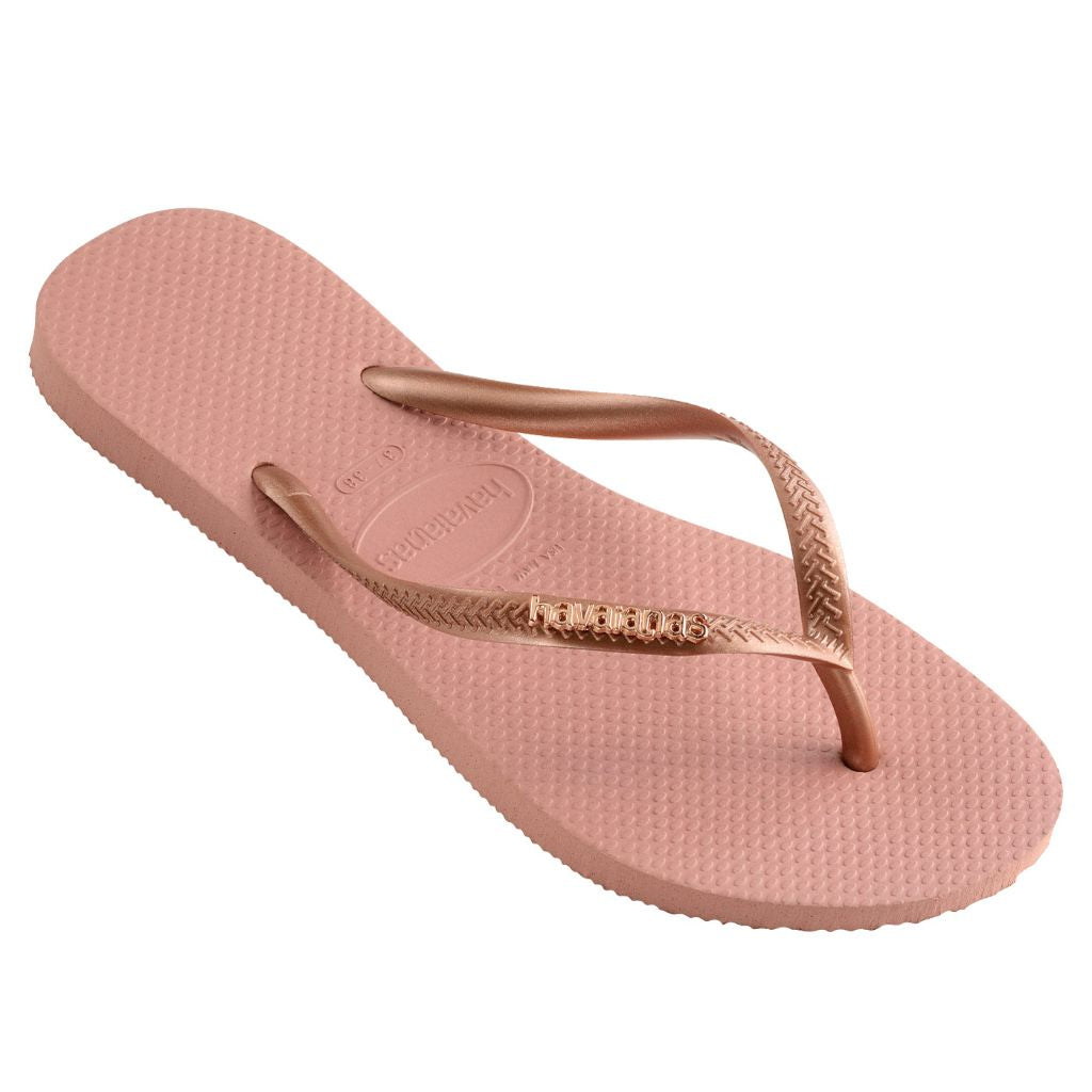 Havaianas gold metal online logo