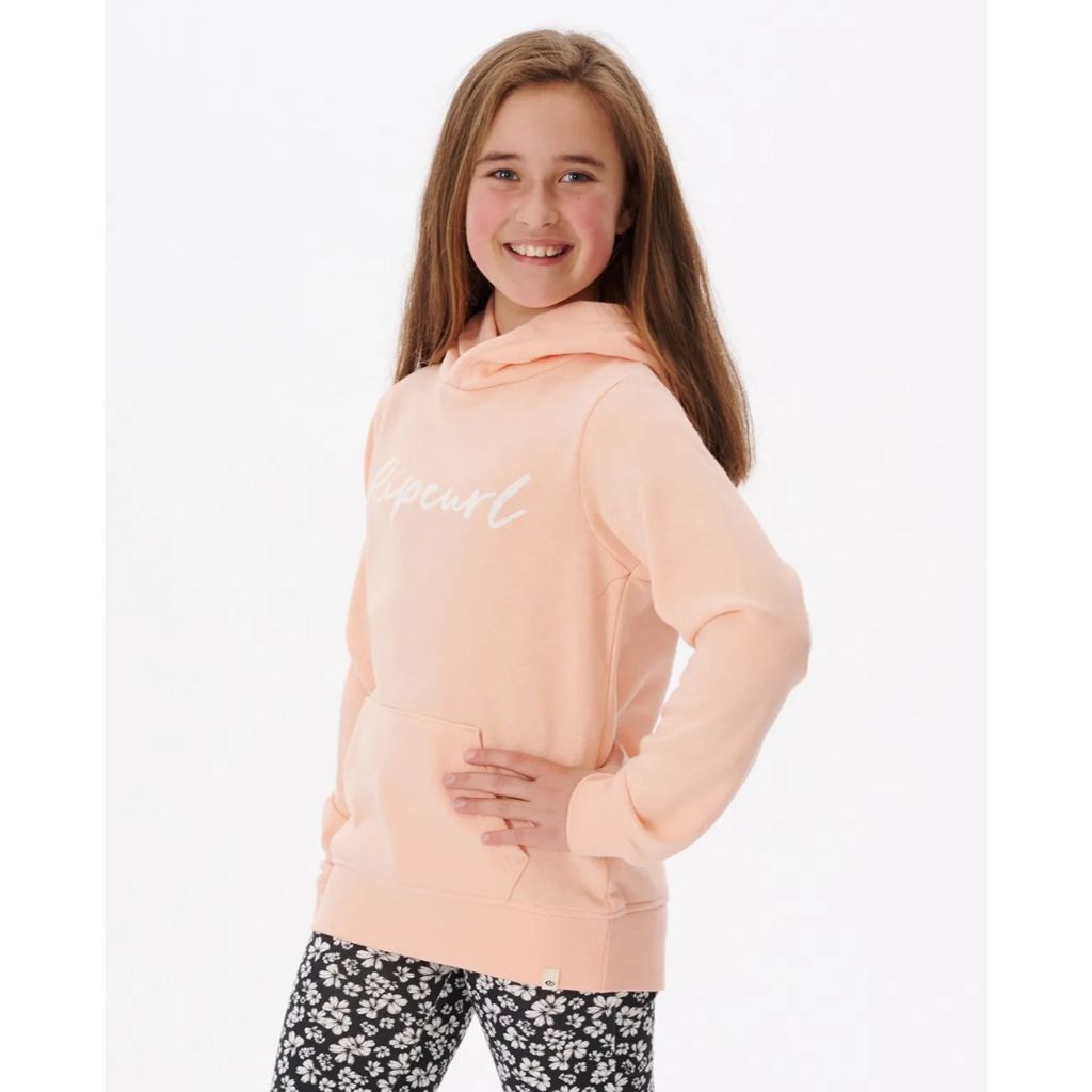 Girls Script Logo Hood