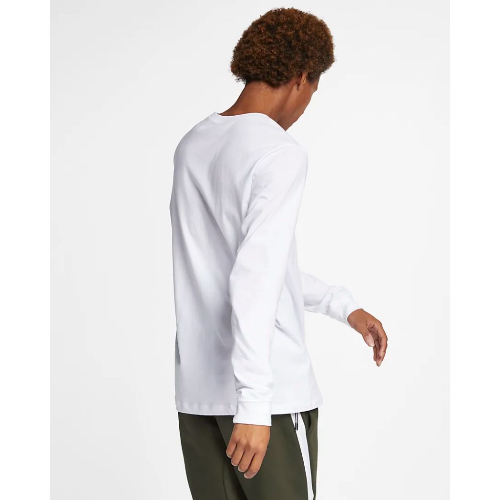 Mens Nike Sportswear Club Long Sleeve Tee