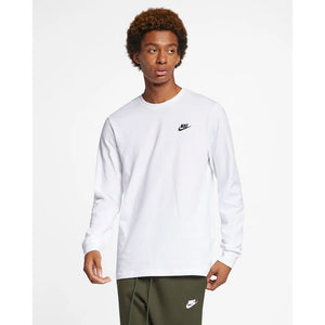 Mens Nike Sportswear Club Long Sleeve Tee