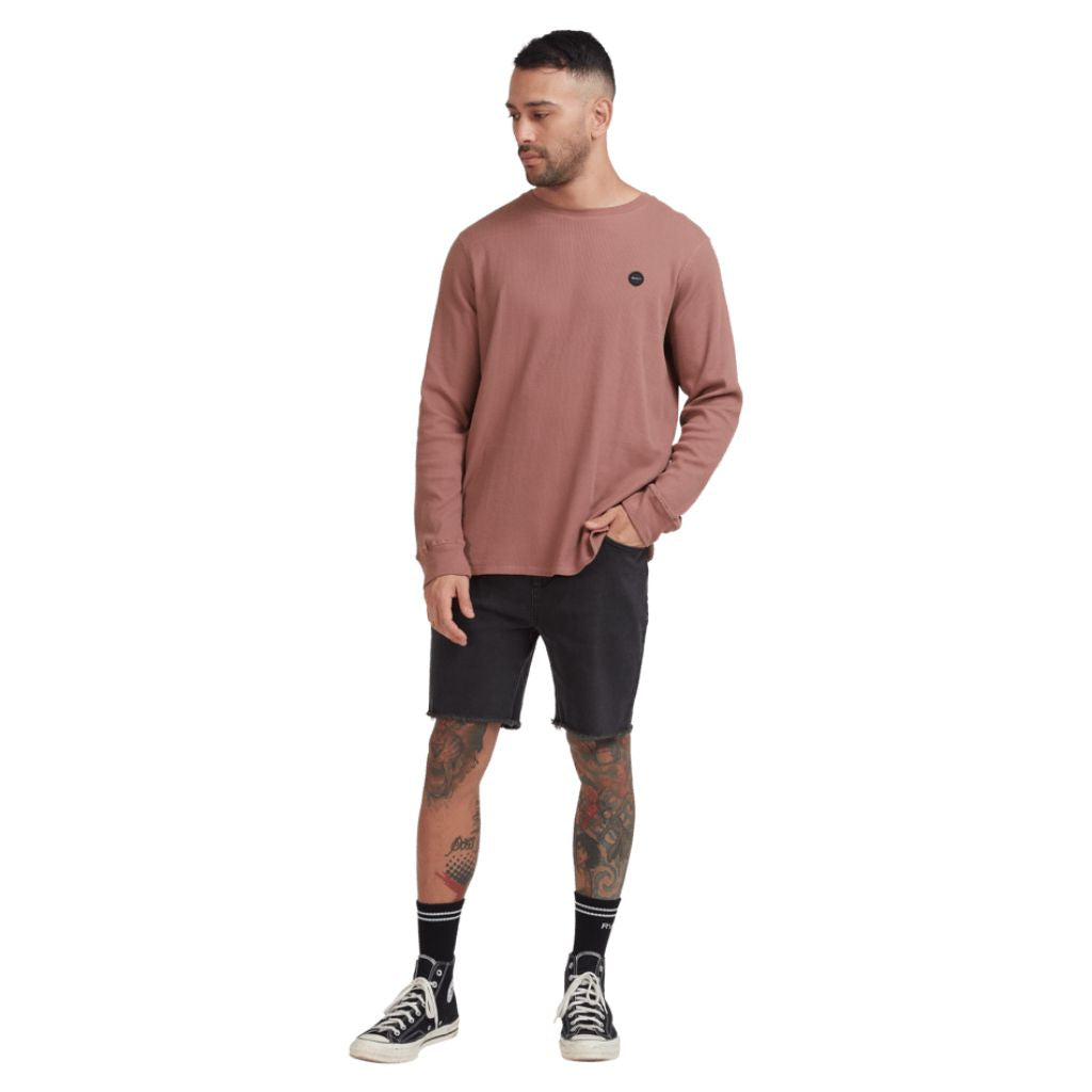 Motors Waffle Long Sleeve Tee