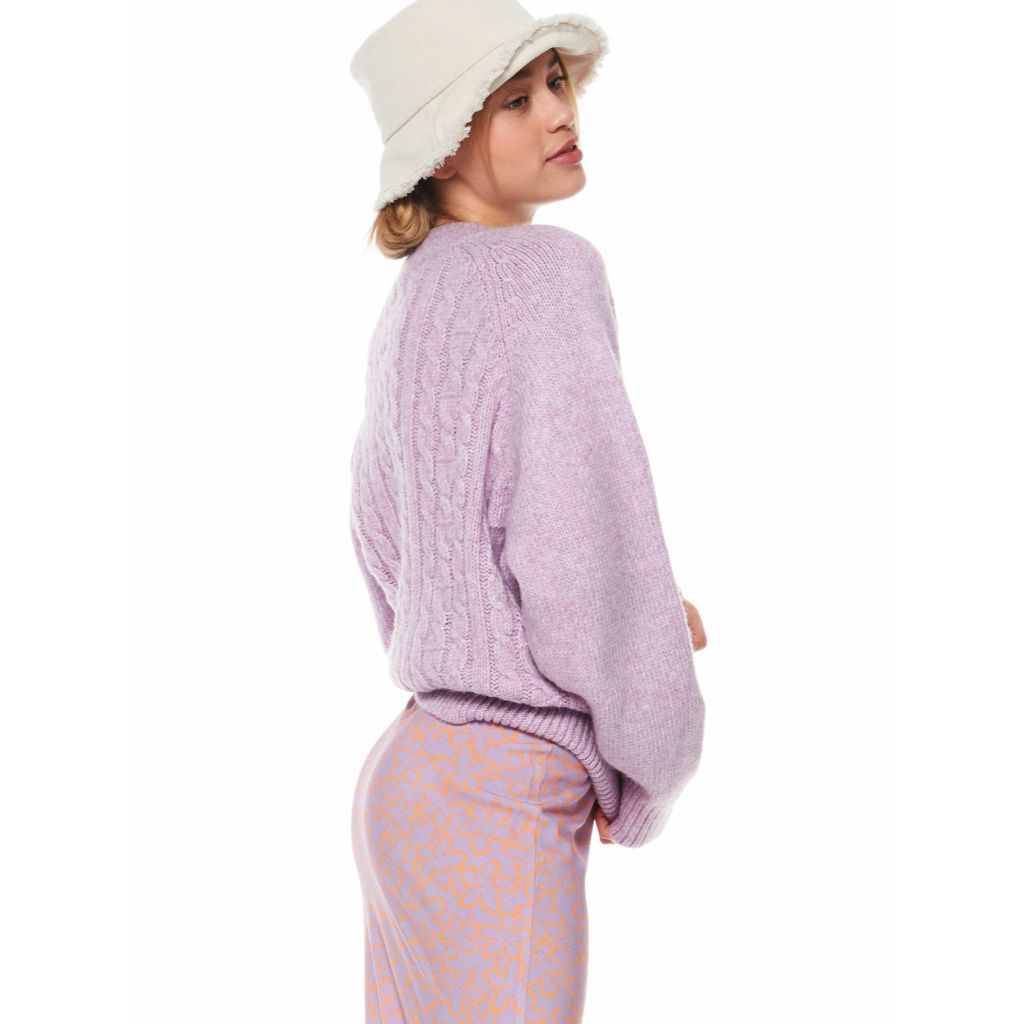 Crossroads Cable Crewneck Sweater
